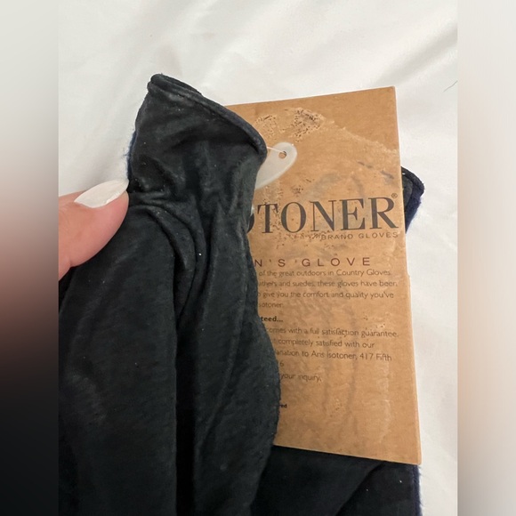 Isotoner women’s country tartan gloves size L - Picture 5 of 5